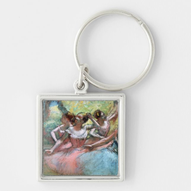 Edgar Degas | Four ballerinas on the stage Keychain (Front)