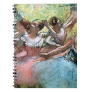 Edgar Degas Four ballerinas on the stage Notebook
