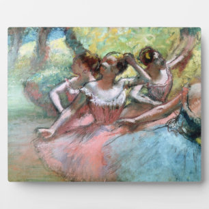 Edgar Degas Four ballerinas on the stage Plaque