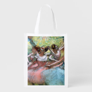Edgar Degas   Four ballerinas on the stage Reusable Grocery Bag
