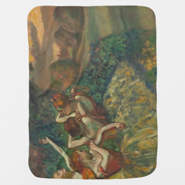 Edgar Degas Four Dancers Impressionist Baby Blanket (Front)