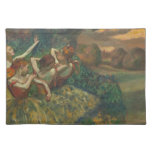 Edgar Degas Four Dancers Impressionist Cloth Placemat