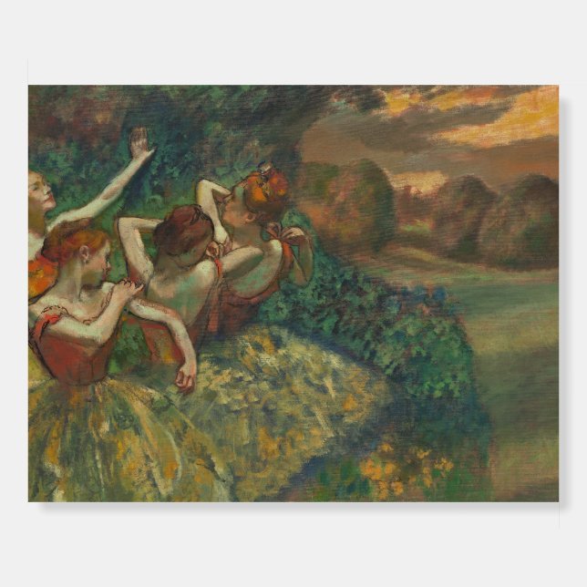 Edgar Degas Four Dancers Impressionist Foam Board (Front)