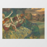Edgar Degas Four Dancers Impressionist Window Cling