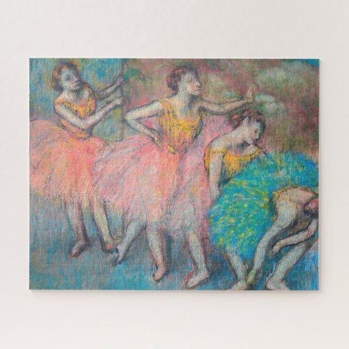 Edgar Degas _ Four Dancers Jigsaw Puzzle