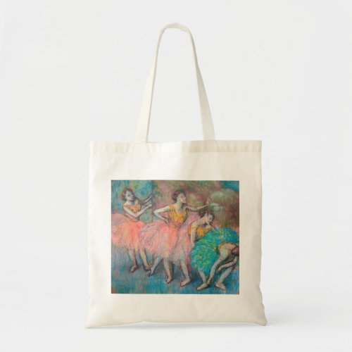 Edgar Degas _ Four Dancers Tote Bag