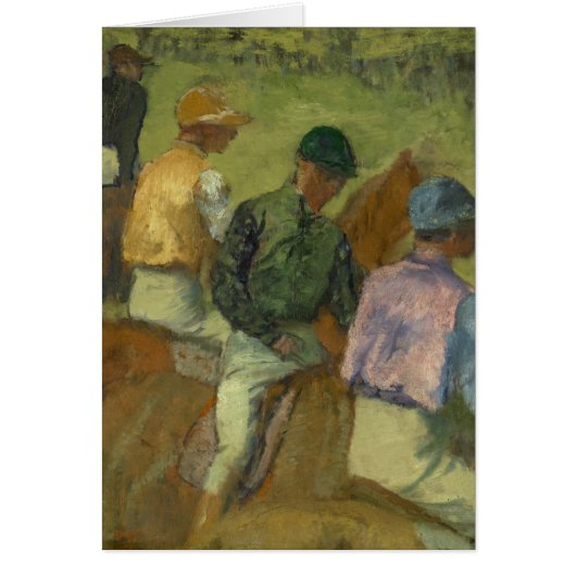 Edgar Degas | Four Jockeys Cards (Front)