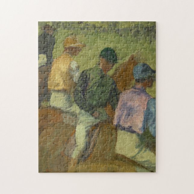 Edgar Degas | Four Jockeys Jigsaw Puzzle (Vertical)