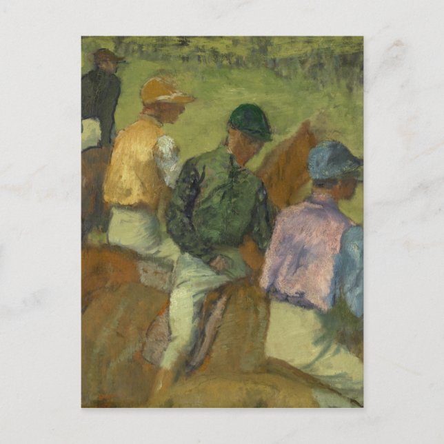 Edgar Degas | Four Jockeys Postcard (Front)