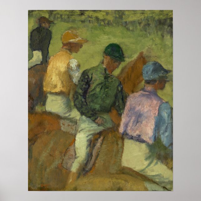 Edgar Degas | Four Jockeys Poster (Front)