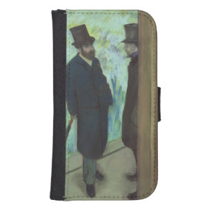 Edgar Degas   Friends at the Theatre Phone Wallet