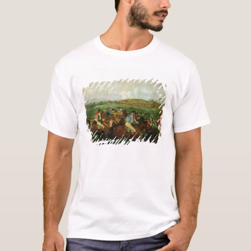 Edgar Degas  Gentlemen race Before the Departure T_Shirt