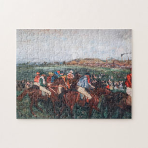Edgar Degas - Gentlemen Race Jigsaw Puzzle
