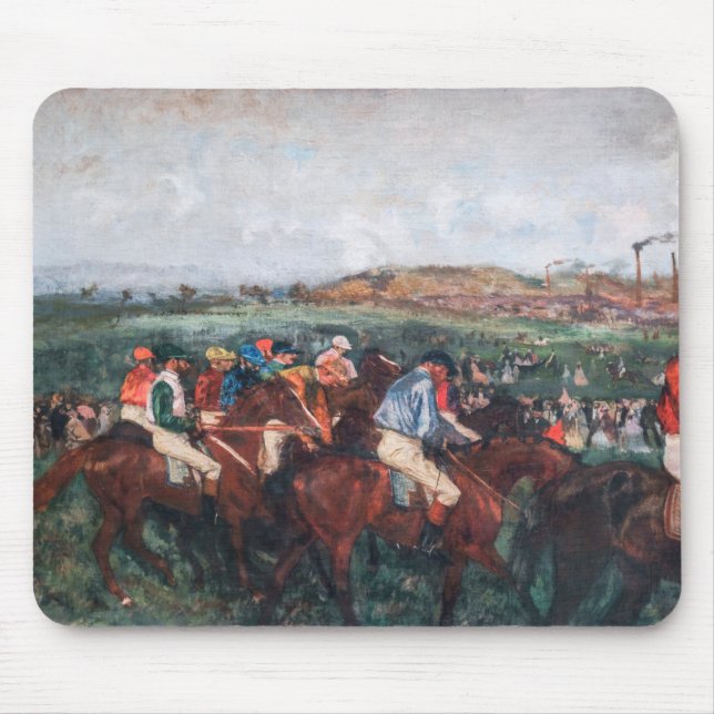 Edgar Degas - Gentlemen Race Mouse Pad (Front)