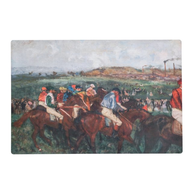 Edgar Degas - Gentlemen Race Placemat (Front)