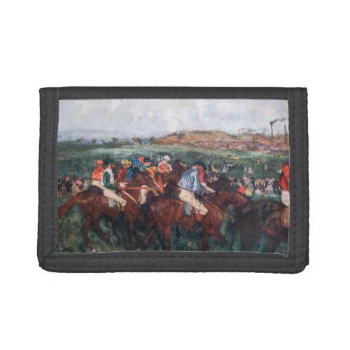 Edgar Degas _ Gentlemen Race Trifold Wallet