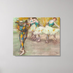 Edgar Degas - Harlequin Dance Canvas Print