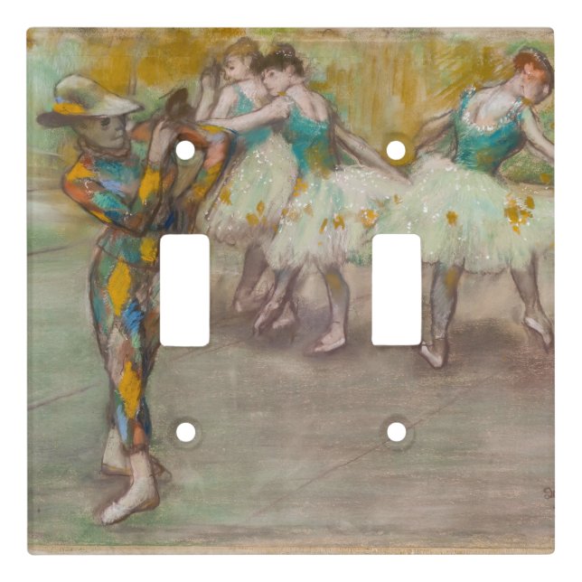 Edgar Degas - Harlequin Dance Light Switch Cover (Front)