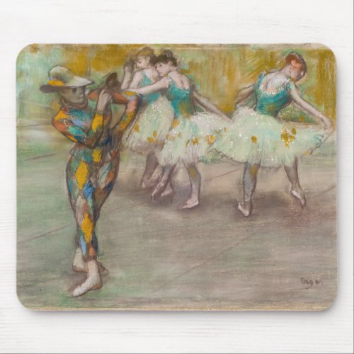Edgar Degas _ Harlequin Dance Mouse Pad