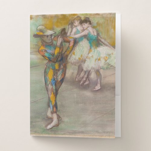 Edgar Degas _ Harlequin Dance Pocket Folder