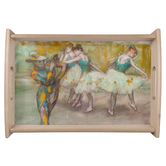 Edgar Degas - Harlequin Dance Serving Tray (Front)