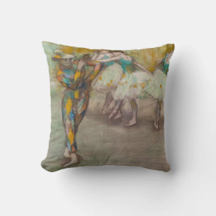 Edgar Degas - Harlequin Dance Throw Pillow