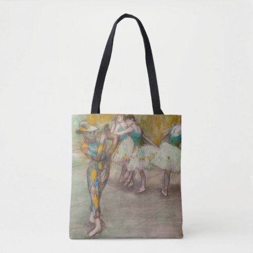Edgar Degas _ Harlequin Dance Tote Bag