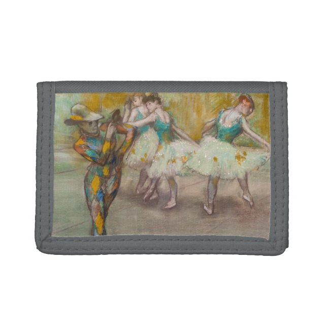 Edgar Degas - Harlequin Dance Trifold Wallet (Front)