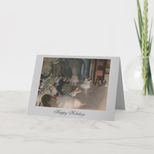 Edgar Degas Holiday Card