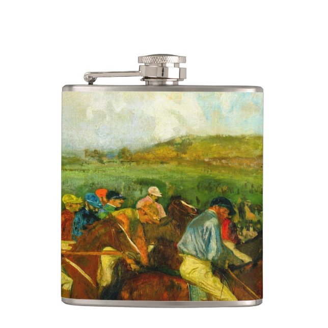 Edgar Degas Horseback Riding Flask (Front)