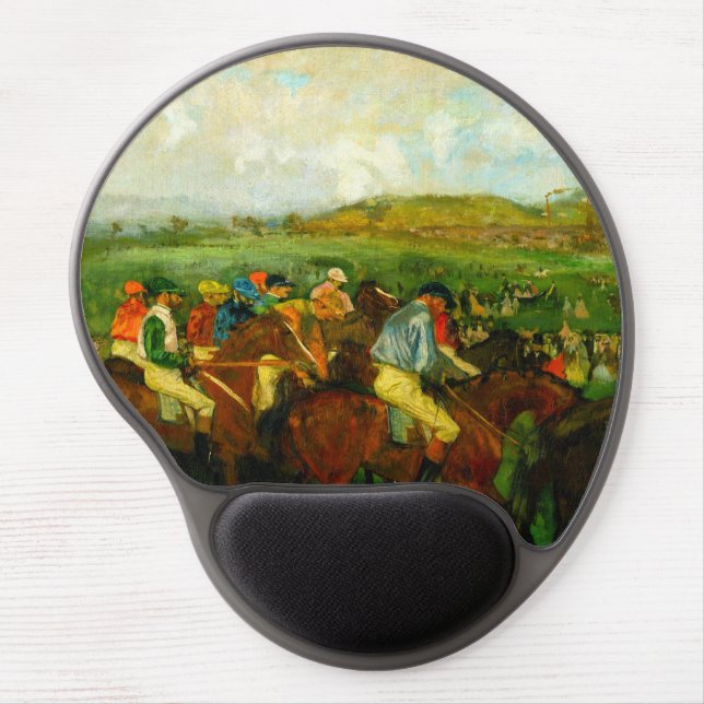 Edgar Degas Horseback Riding Gel Mouse Pad (Front)