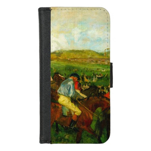 Edgar Degas Horseback Riding iPhone 87 Wallet Case