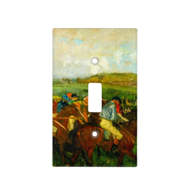 Edgar Degas Horseback Riding Light Switch Cover (Front)