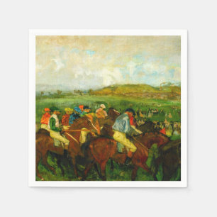 Edgar Degas Horseback Riding Napkins