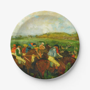 Edgar Degas Horseback Riding Paper Plates