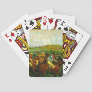 Edgar Degas Horseback Riding Poker Cards
