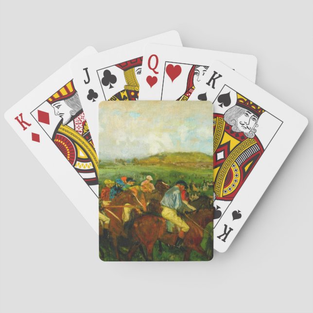 Edgar Degas Horseback Riding Poker Cards (Back)