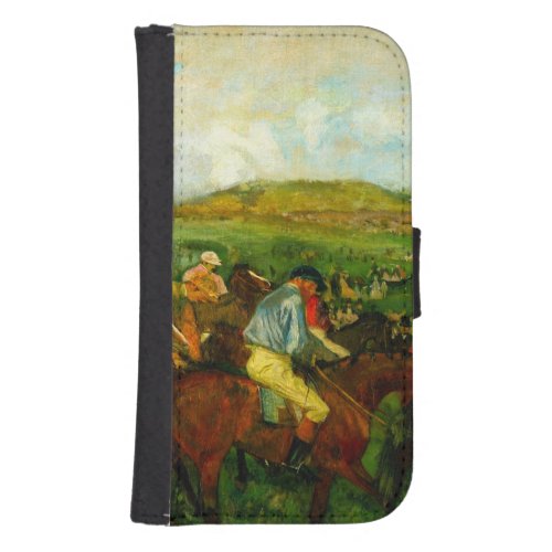 Edgar Degas Horseback Riding Galaxy S4 Wallet Case