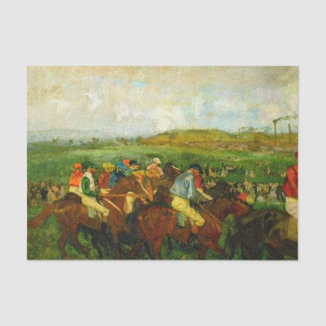 Edgar Degas Horseback Riding Tissue Paper (Front)