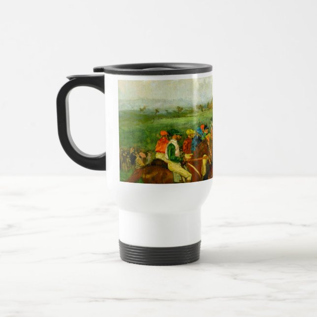 Edgar Degas Horseback Riding Travel Mug (Left)