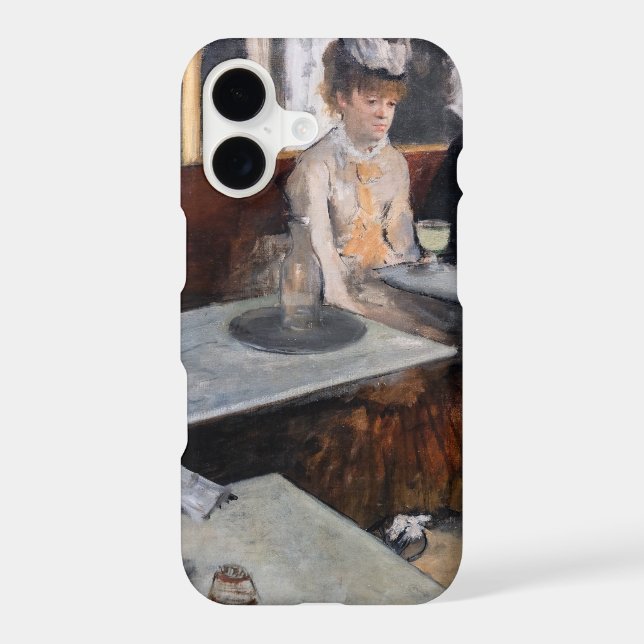 Edgar Degas - In a Cafe / The Absinthe Case-Mate iPhone Case (Back)