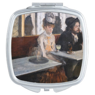 Edgar Degas - In a Cafe / The Absinthe Compact Mirror