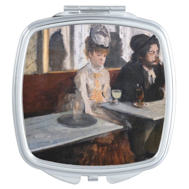 Edgar Degas - In a Cafe / The Absinthe Compact Mirror (Front)