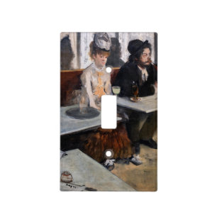 Edgar Degas - In a Cafe / The Absinthe Light Switch Cover