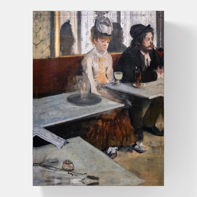 Edgar Degas - In a Cafe / The Absinthe Paperweight (Vertical)