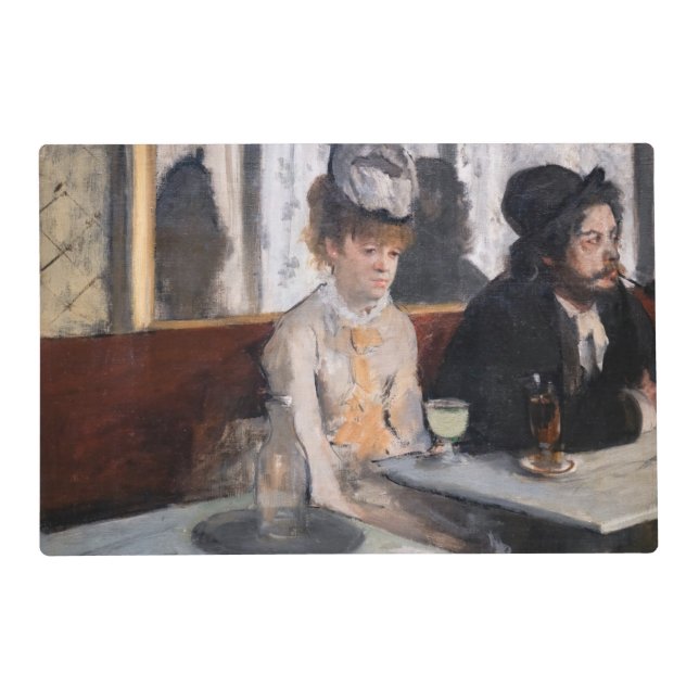 Edgar Degas - In a Cafe / The Absinthe Placemat (Front)