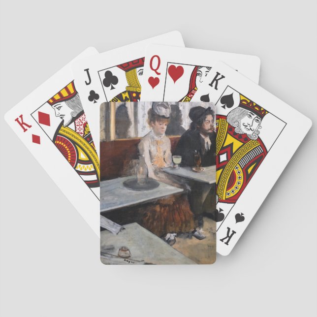Edgar Degas - In a Cafe / The Absinthe Poker Cards (Back)