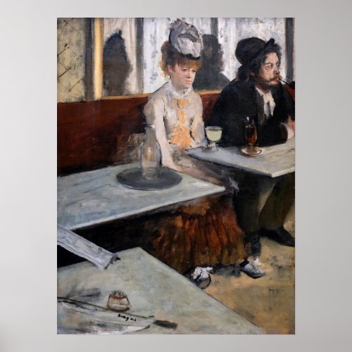 Edgar Degas _ In a Cafe  The Absinthe Poster