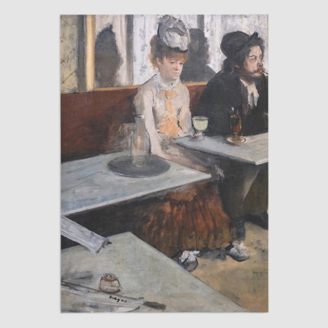 Edgar Degas - In a Cafe / The Absinthe Tissue Paper (Creator Uploaded)