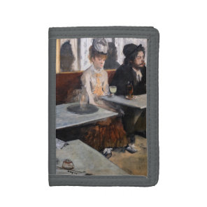Edgar Degas - In a Cafe / The Absinthe Tri-fold Wallet